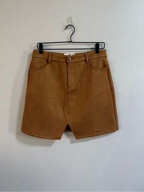 Everyday Chic Faux Suede Skirt